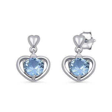 Heart Stud Earring
